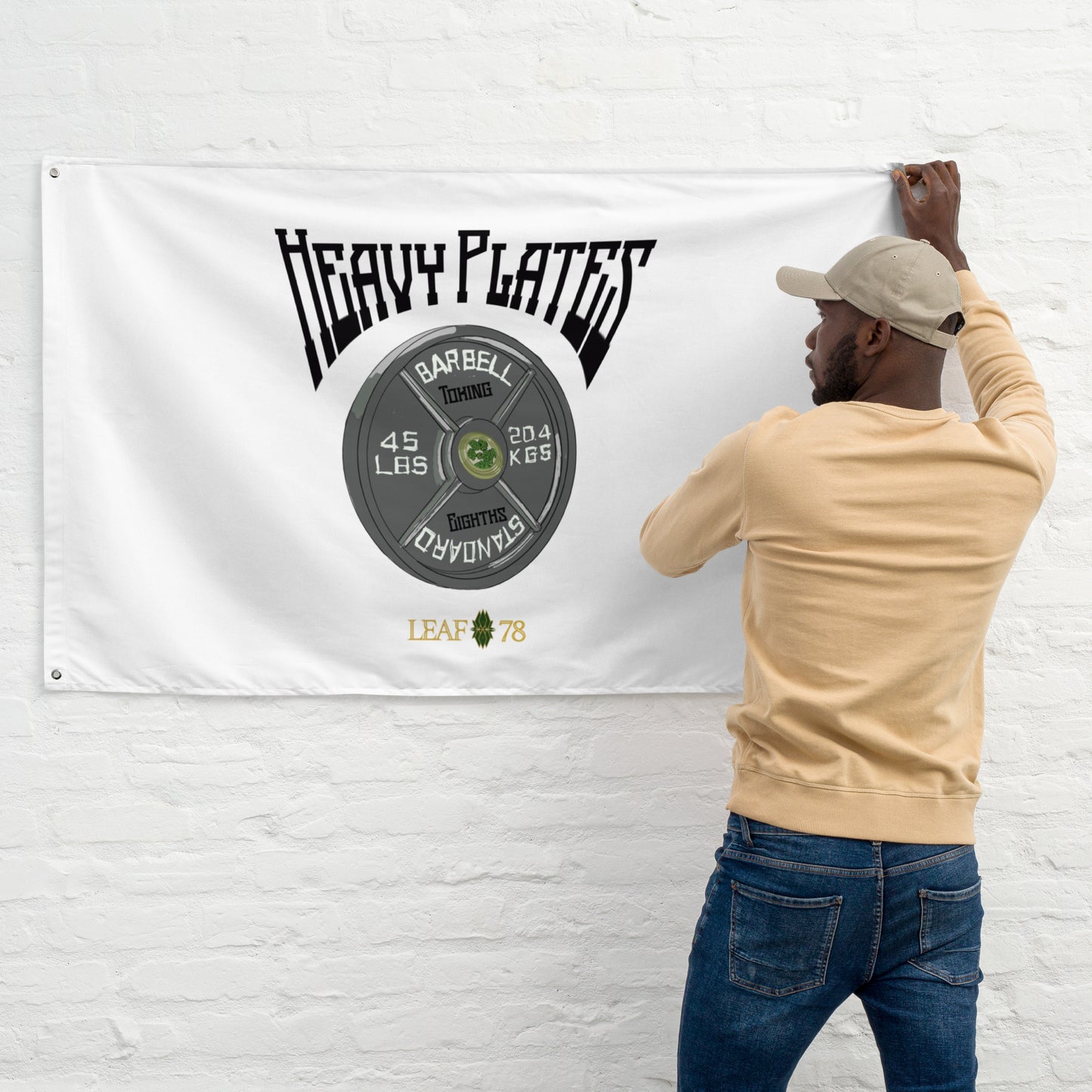 Heavy Plates Toking Eighths Flag