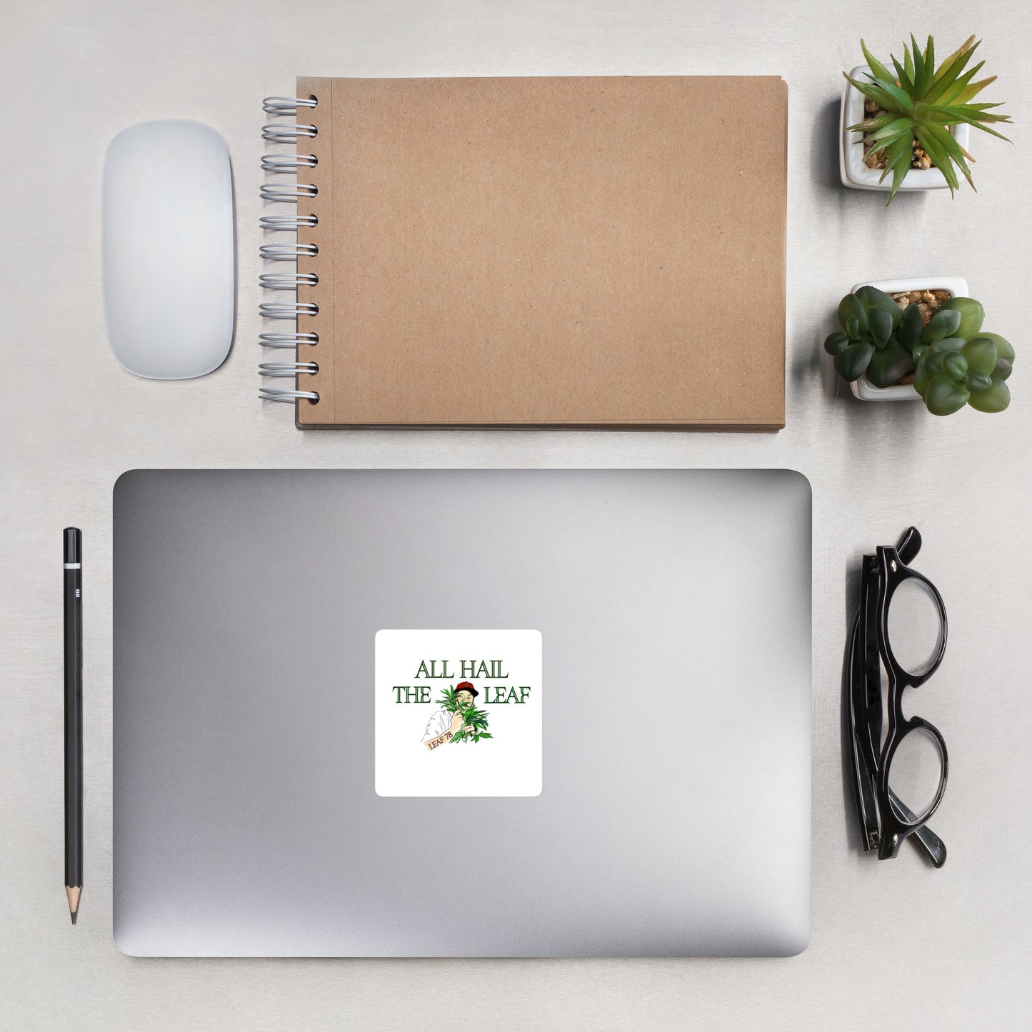 All Hail the Leaf Bubble-free stickers