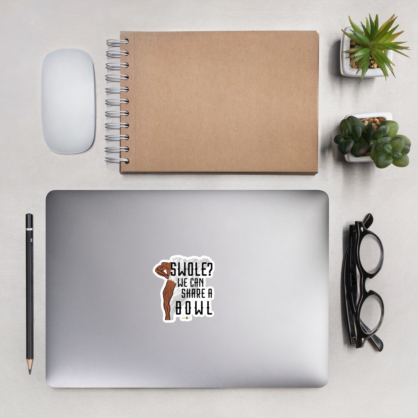 Swole Bowl Bubble-free stickers