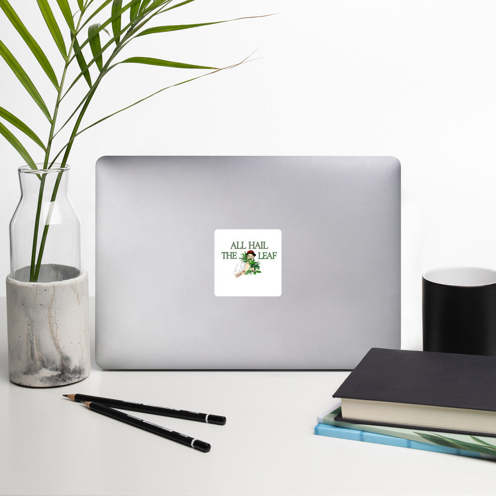 All Hail the Leaf Bubble-free stickers