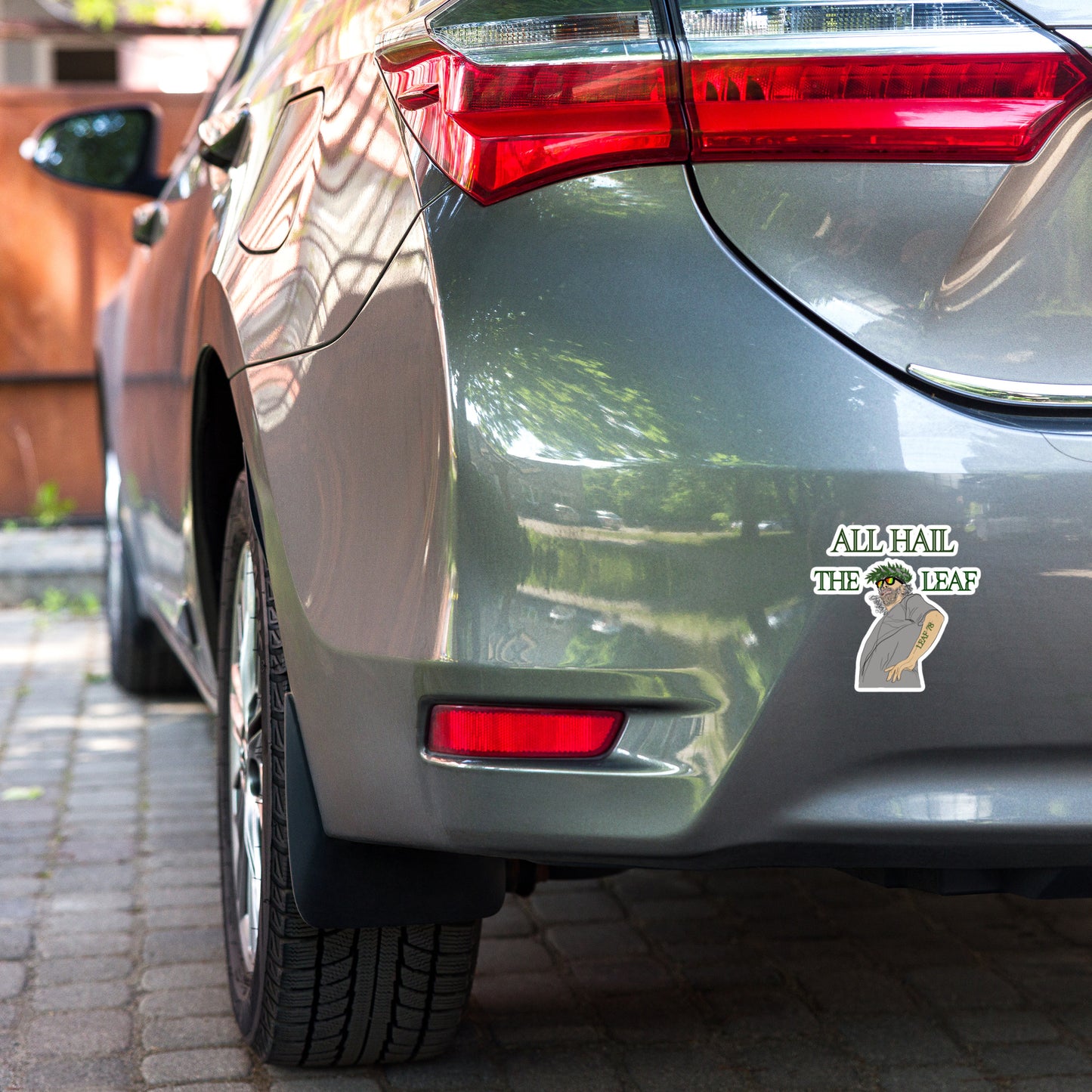King of the Leaf. Bubble-free stickers