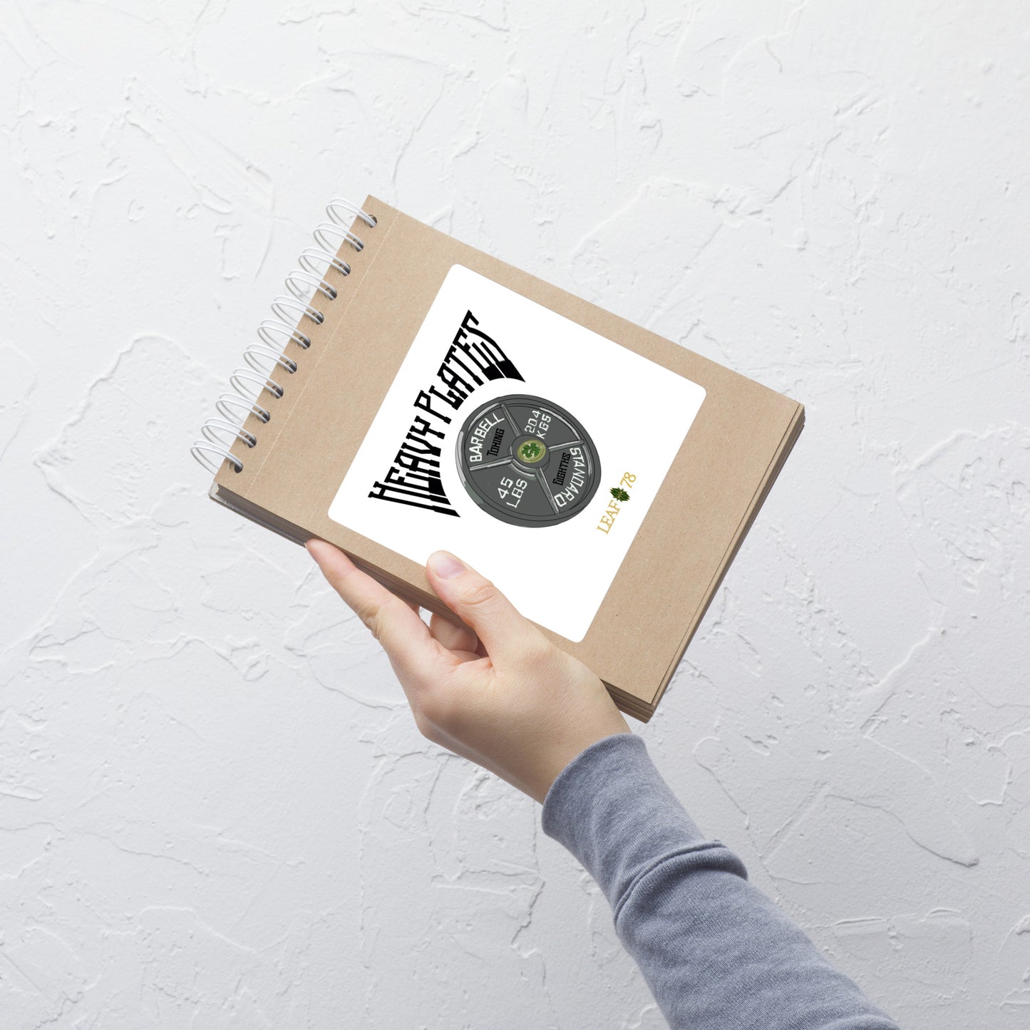 Heavy Plates Toking Eighths Bubble-free stickers