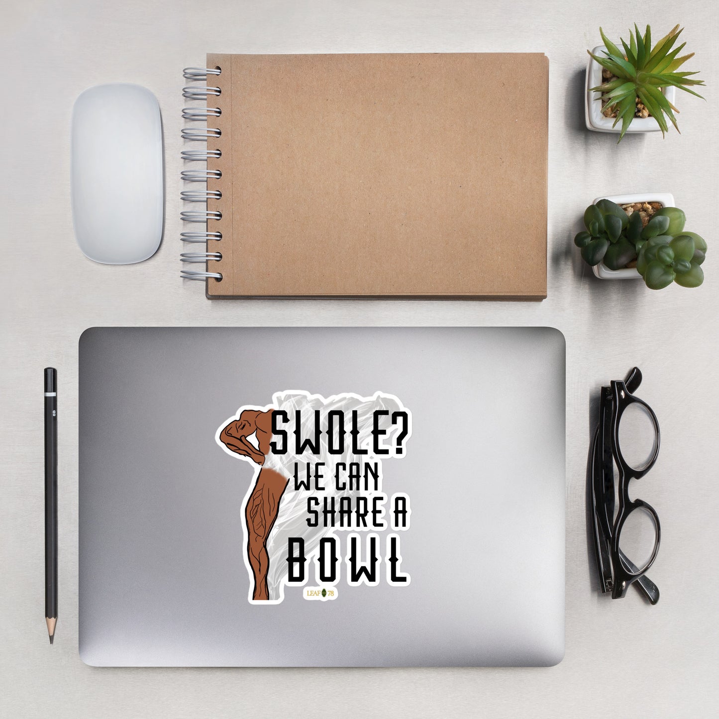 Swole Bowl Bubble-free stickers