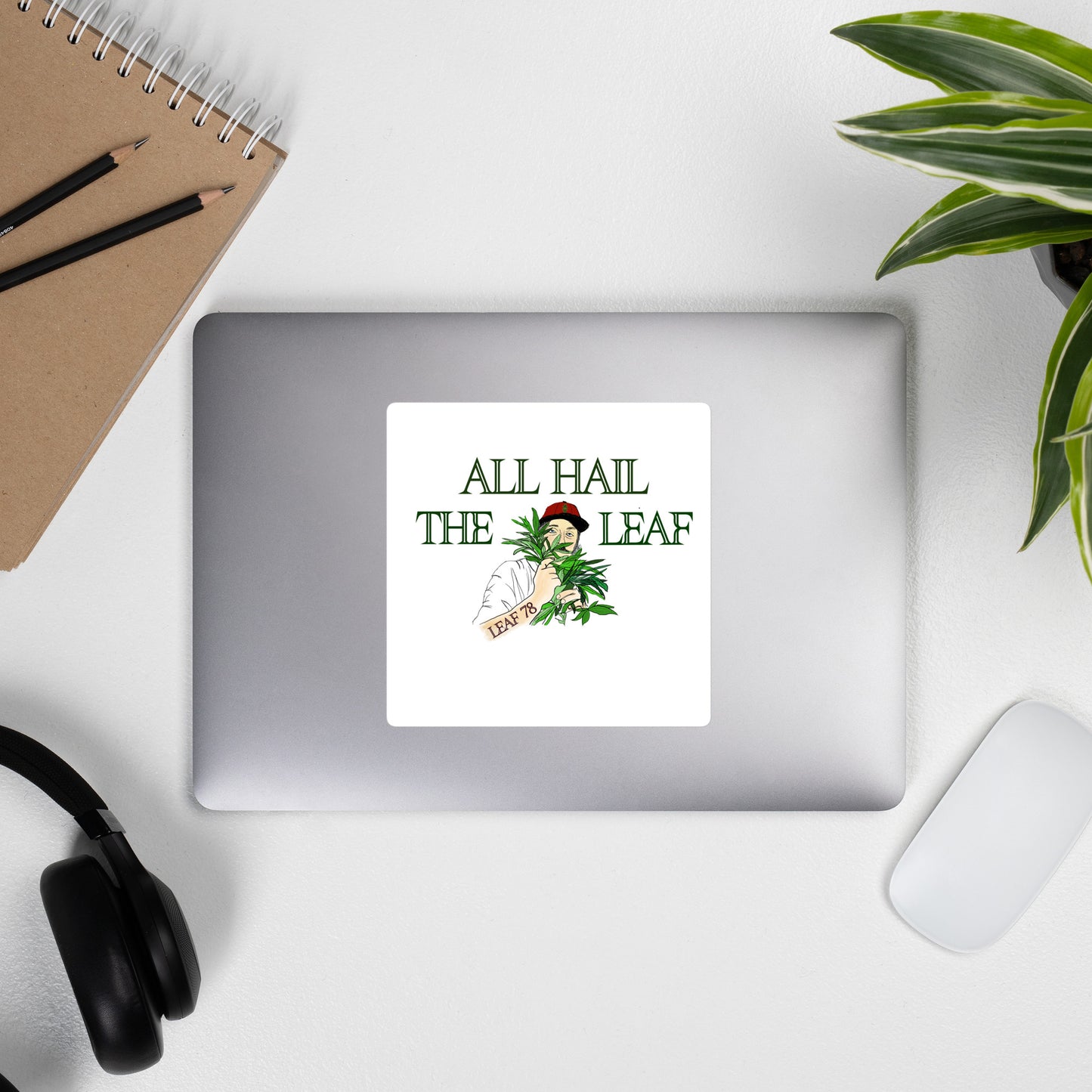 All Hail the Leaf Bubble-free stickers