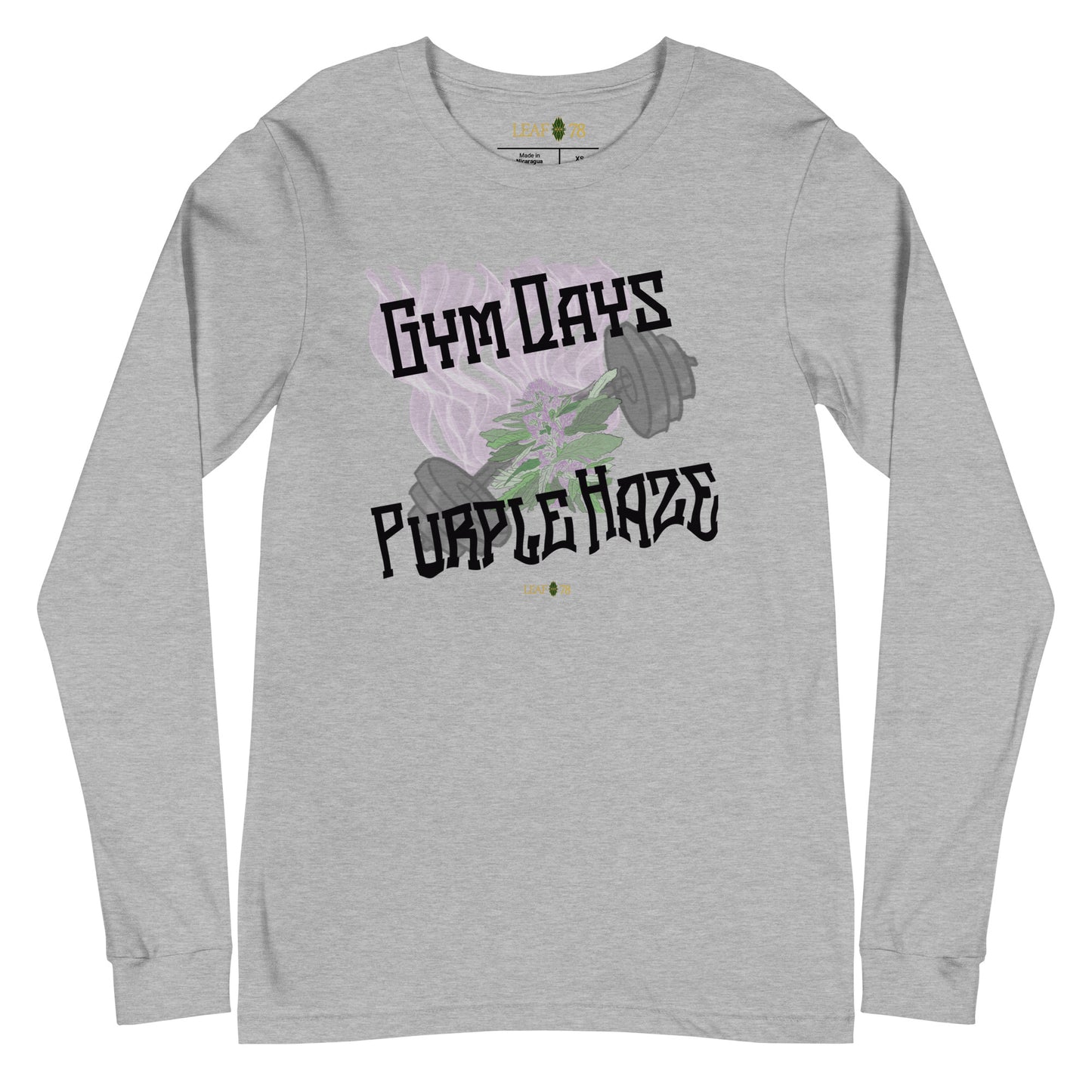 Gym Days Purple Haze Long Sleeve Tee