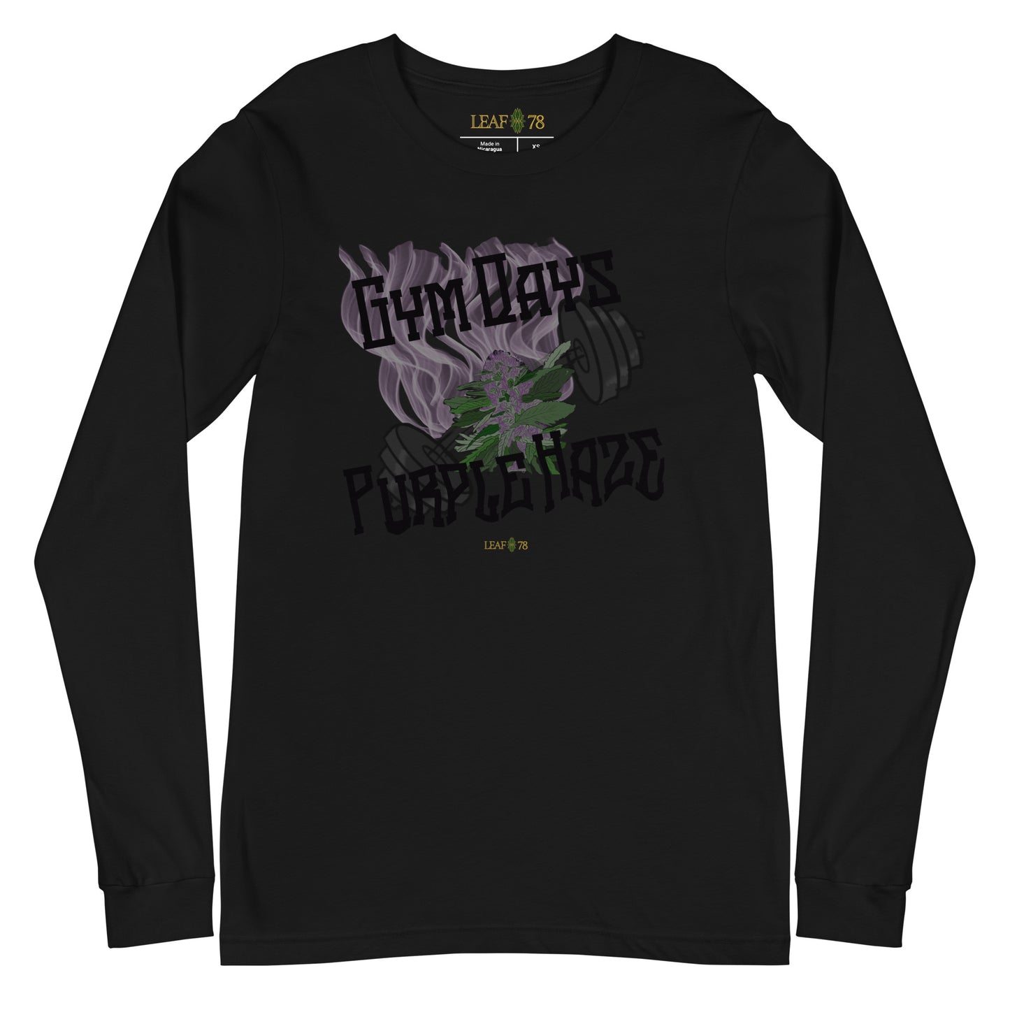 Gym Days Purple Haze Long Sleeve Tee