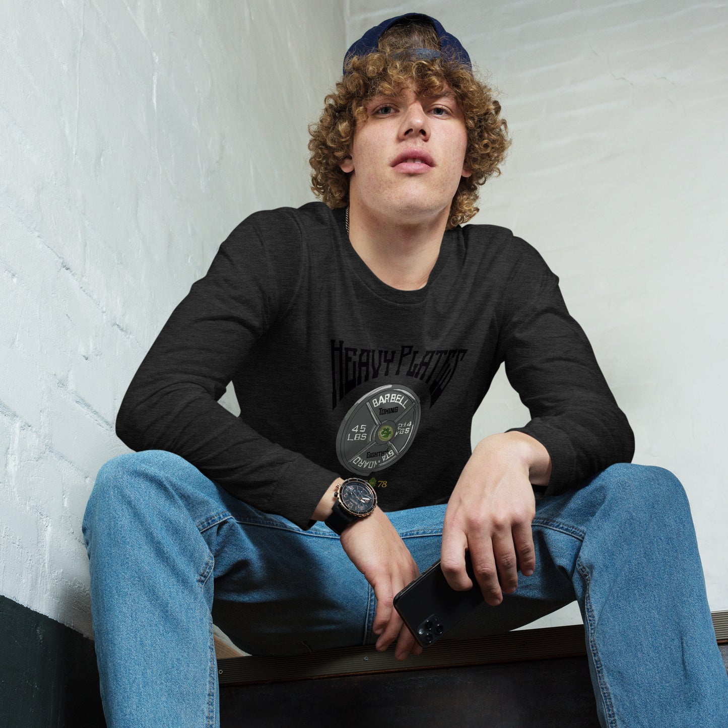 Heavy Plates Toking Eighths Long Sleeve Tee