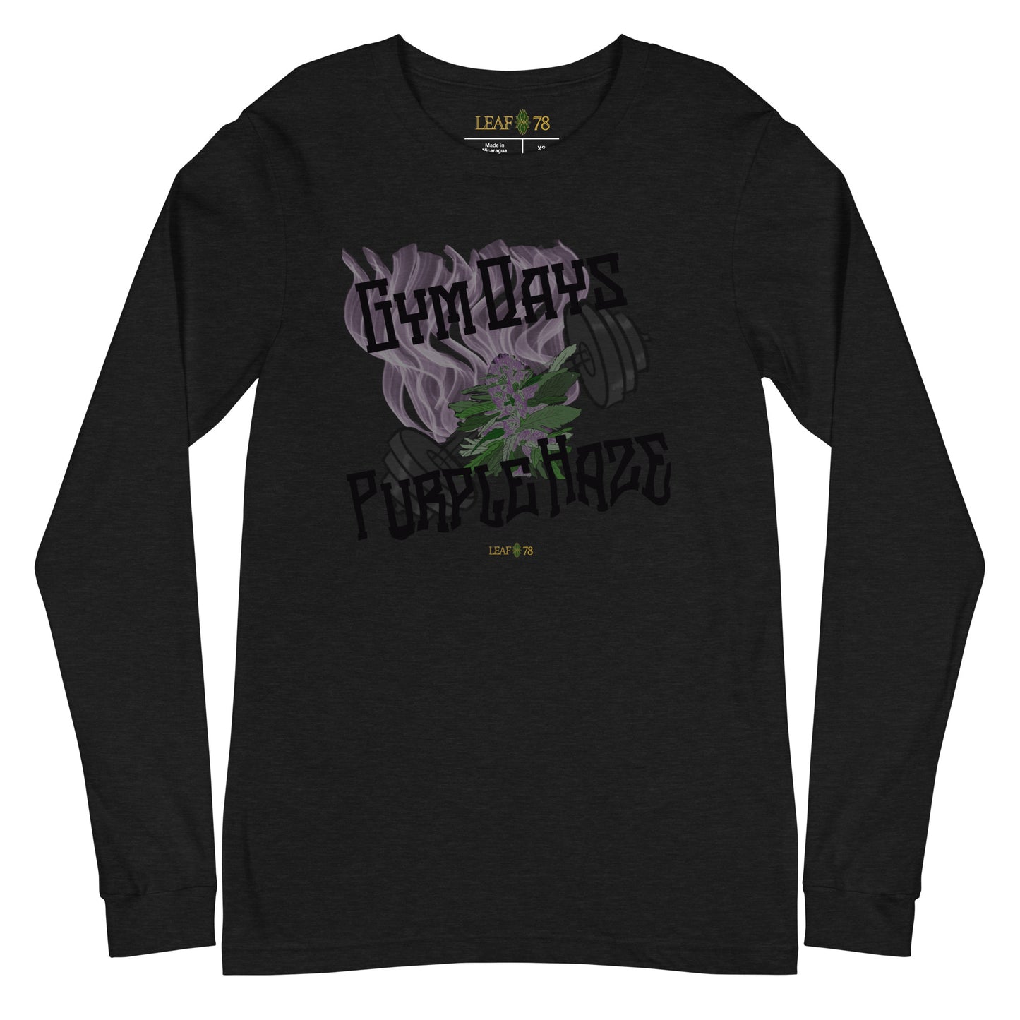 Gym Days Purple Haze Long Sleeve Tee