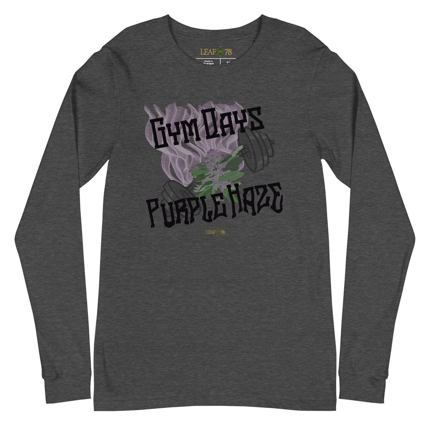 Gym Days Purple Haze Long Sleeve Tee