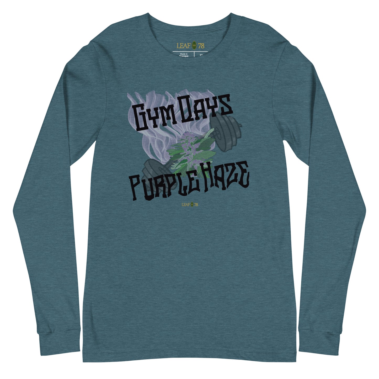 Gym Days Purple Haze Long Sleeve Tee