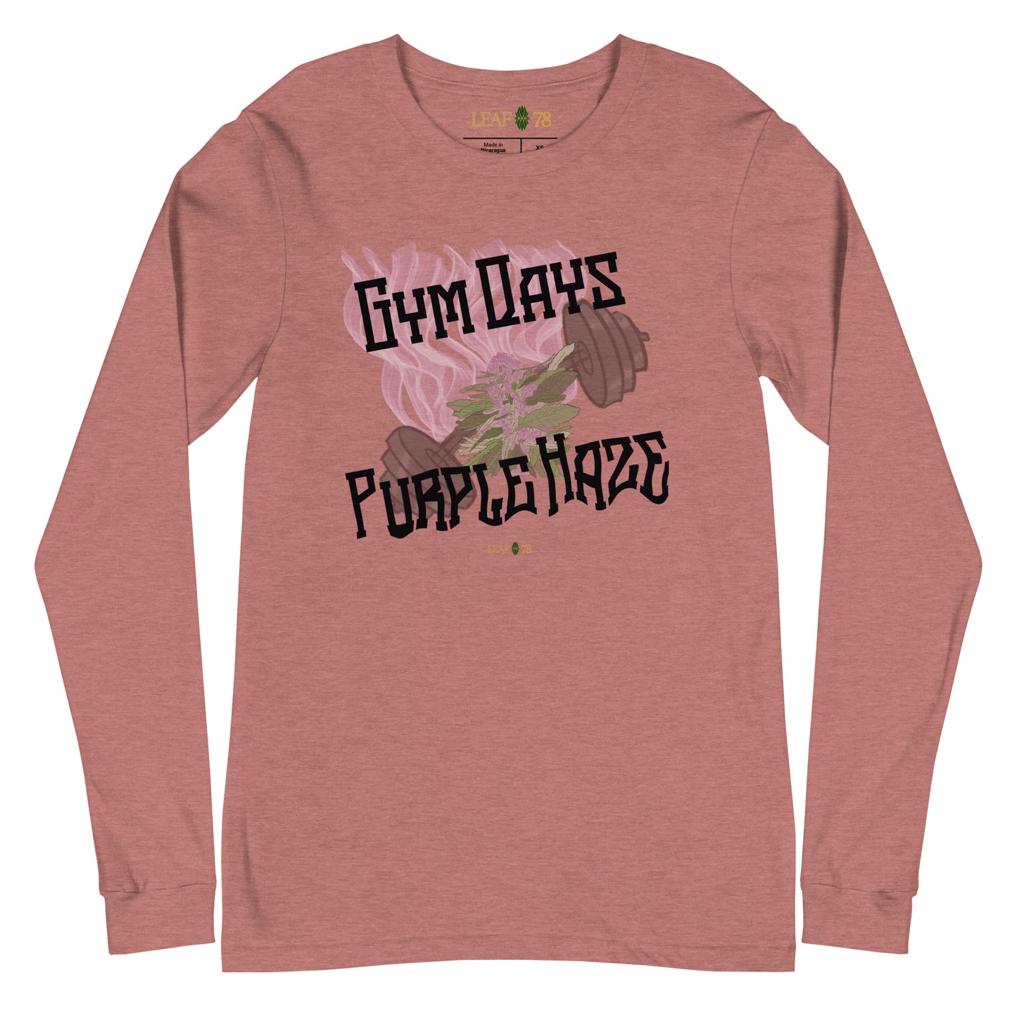 Gym Days Purple Haze Long Sleeve Tee