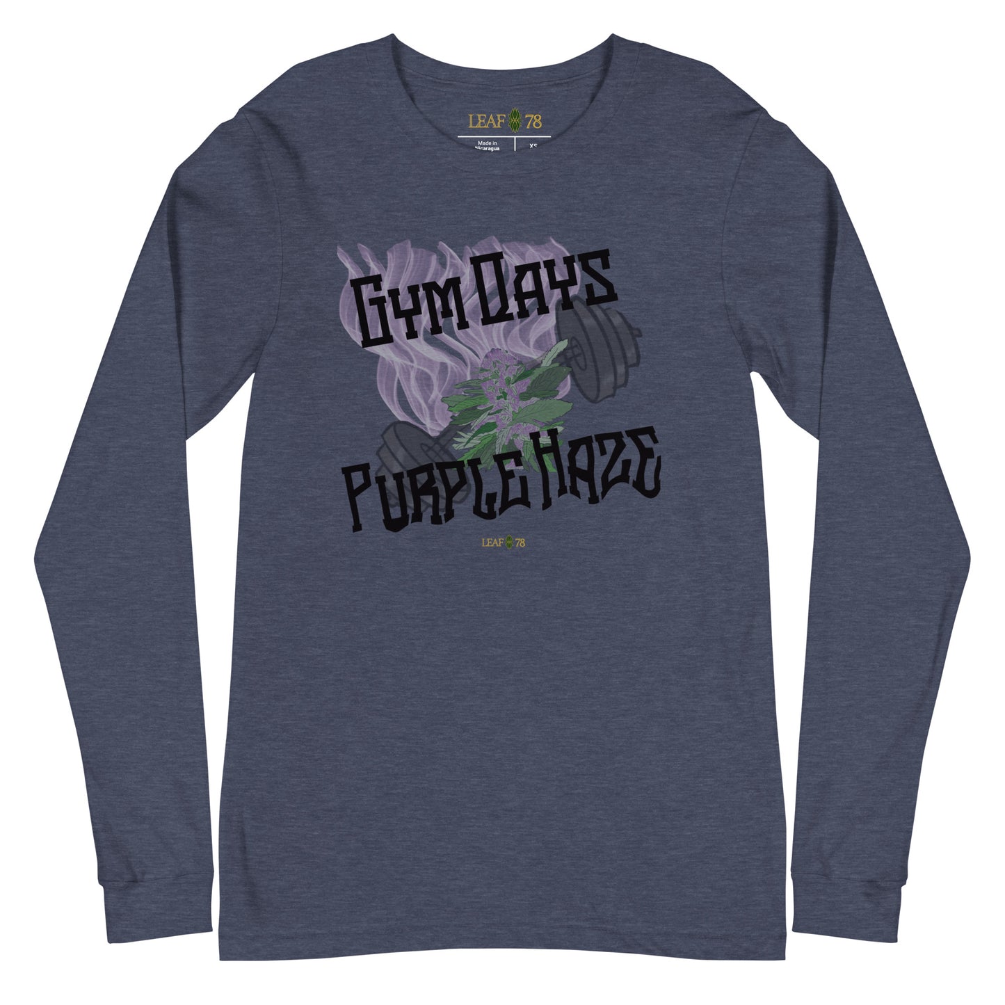 Gym Days Purple Haze Long Sleeve Tee