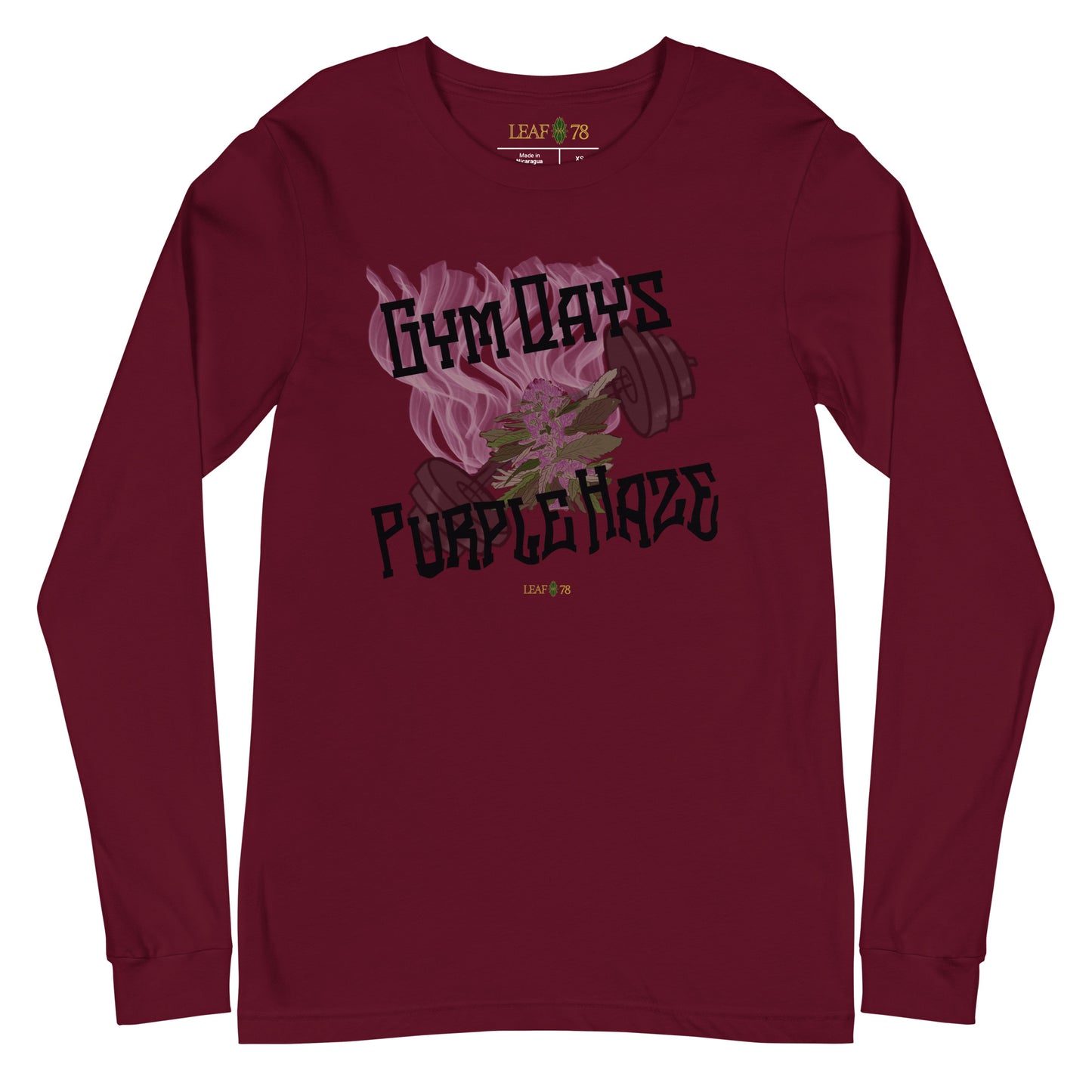 Gym Days Purple Haze Long Sleeve Tee