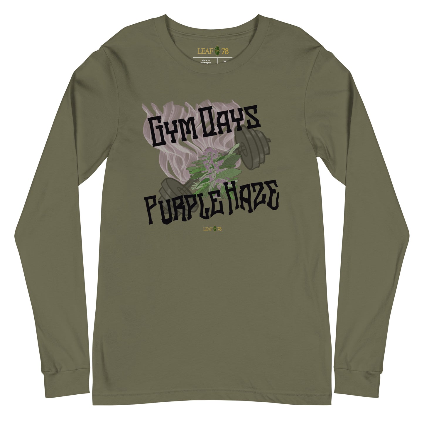 Gym Days Purple Haze Long Sleeve Tee