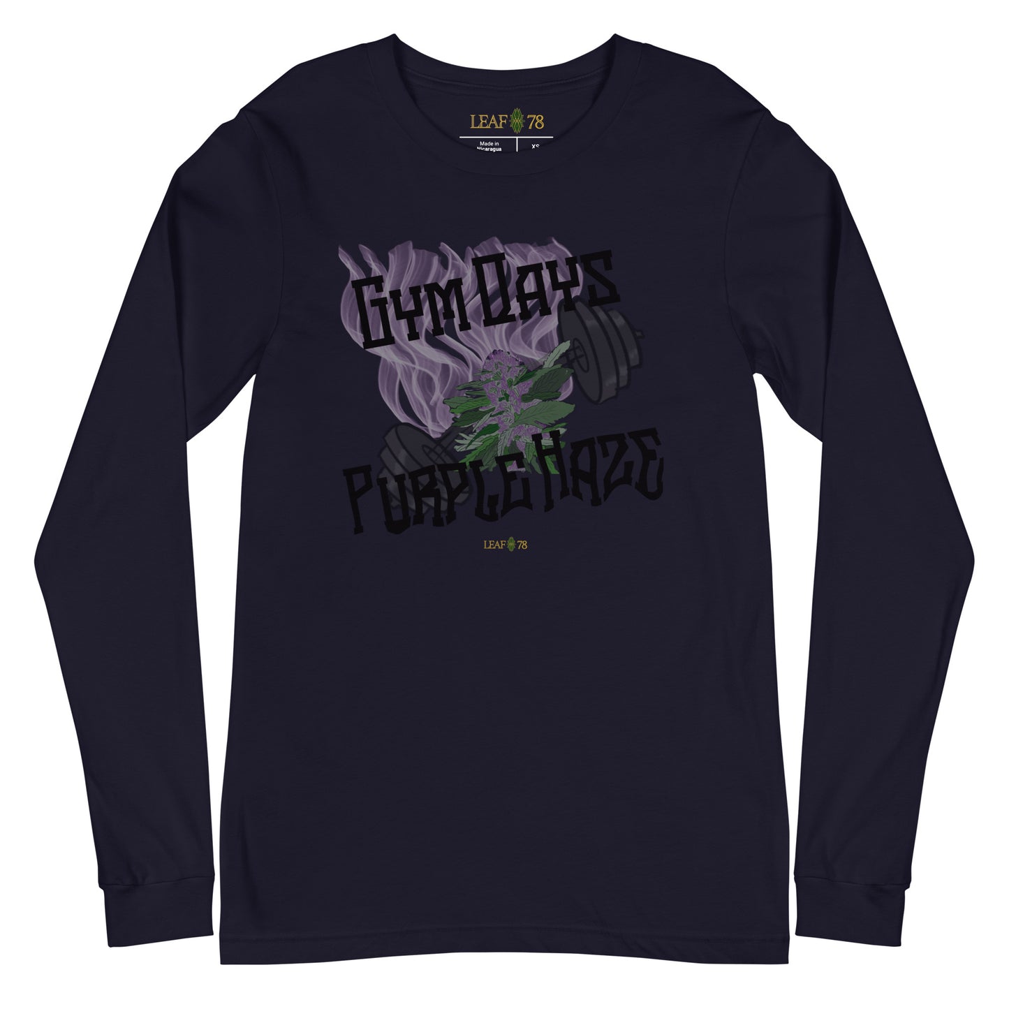 Gym Days Purple Haze Long Sleeve Tee