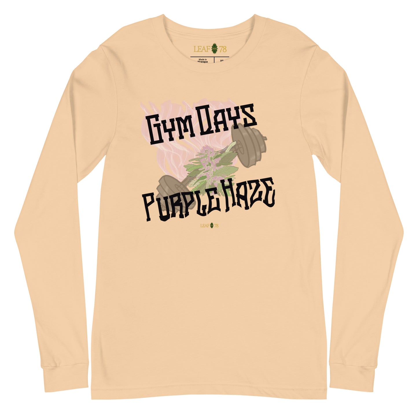 Gym Days Purple Haze Long Sleeve Tee