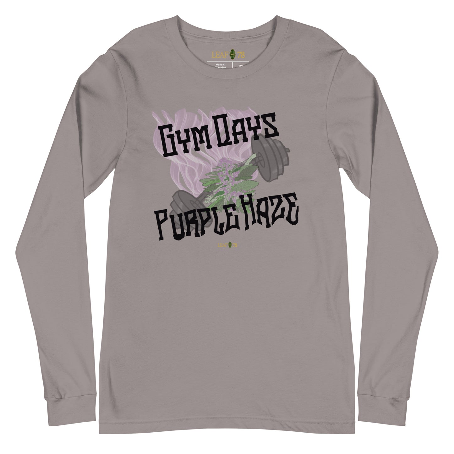Gym Days Purple Haze Long Sleeve Tee