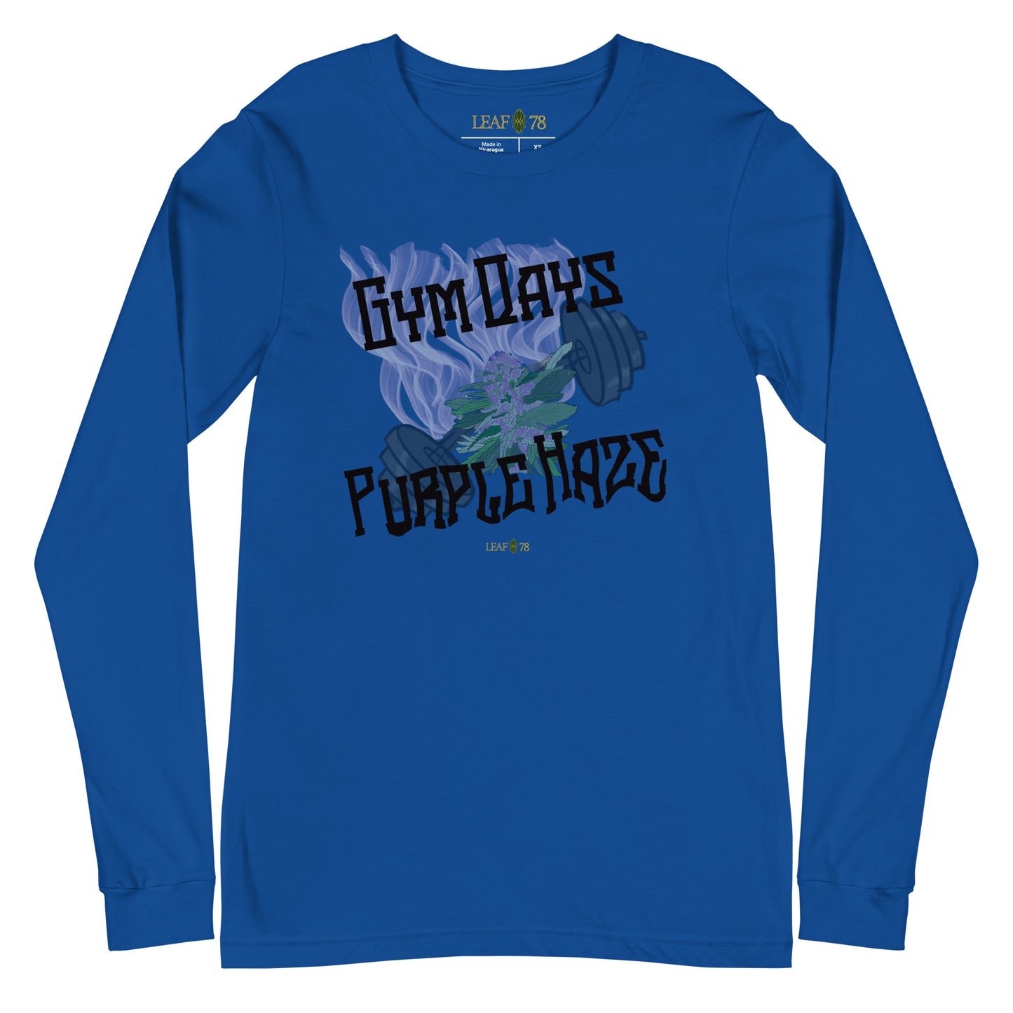 Gym Days Purple Haze Long Sleeve Tee