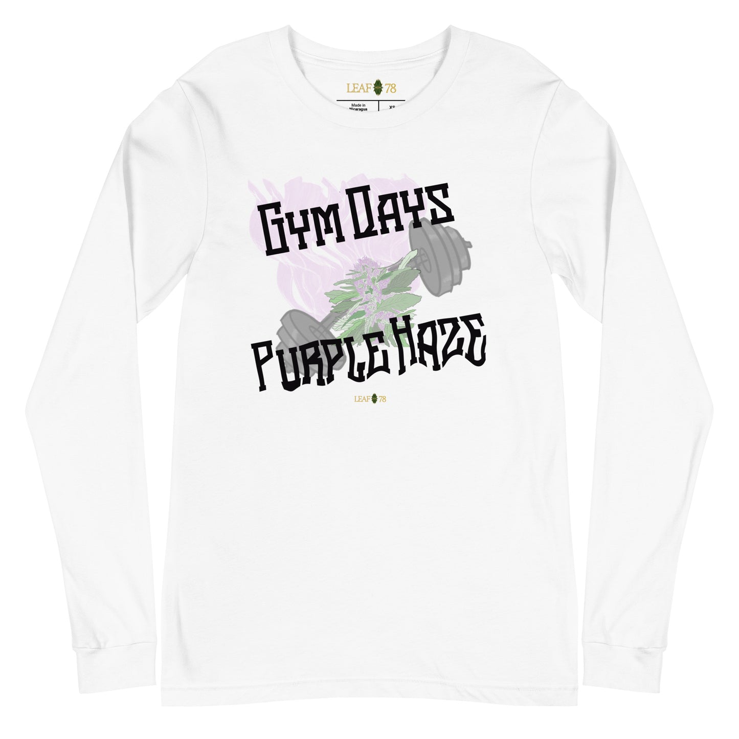 Gym Days Purple Haze Long Sleeve Tee