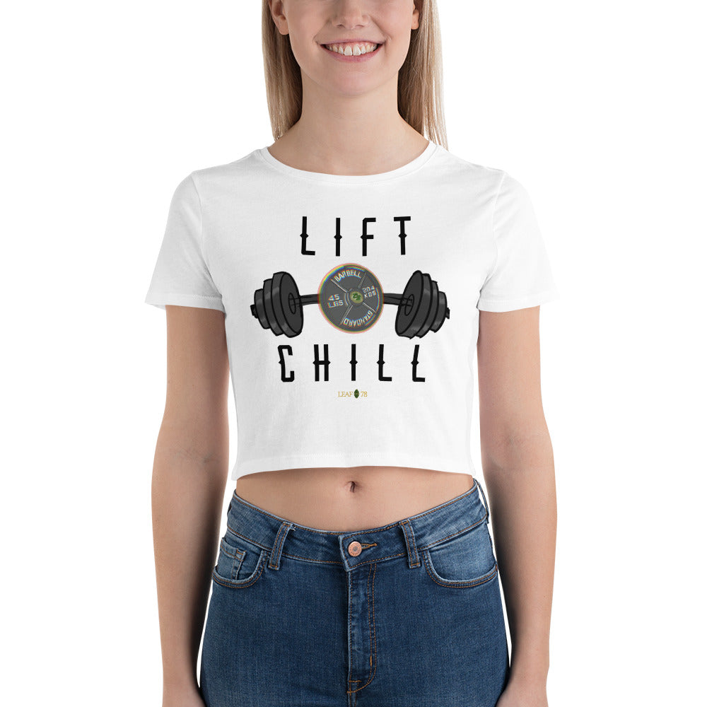 Lift and Chill Crop Tee