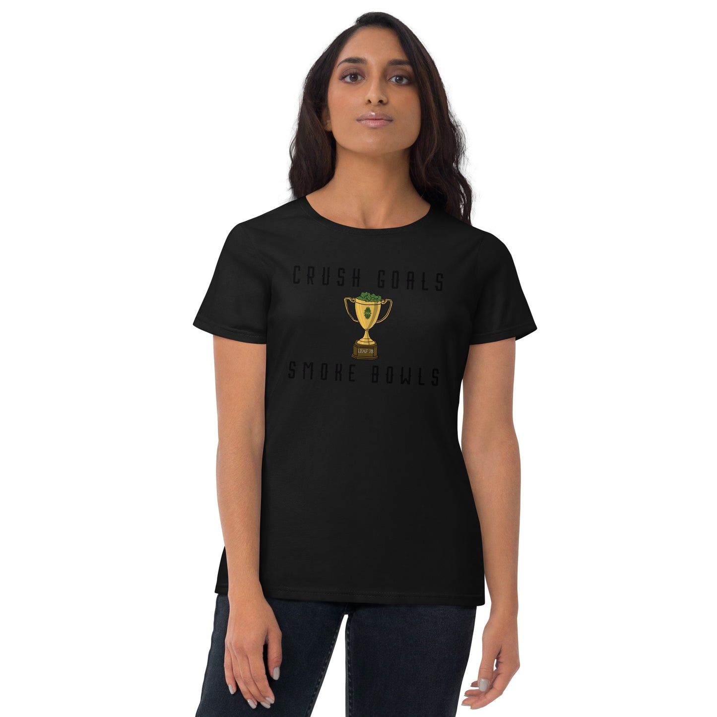 Cursh Goals Smoke Bowls Fitted short sleeve t-shirt