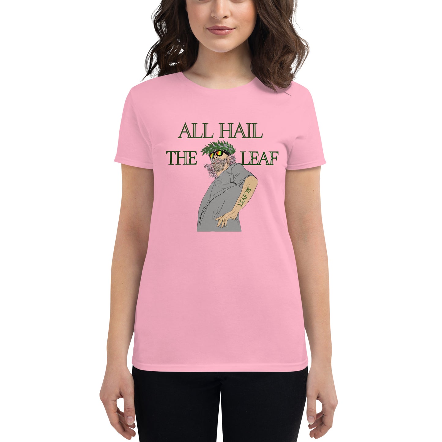 King of the Leaf Fitted short sleeve t-shirt