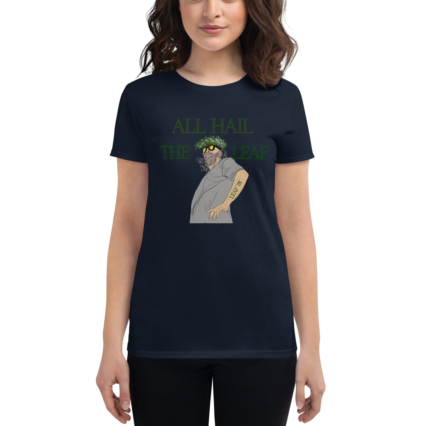 King of the Leaf Fitted short sleeve t-shirt