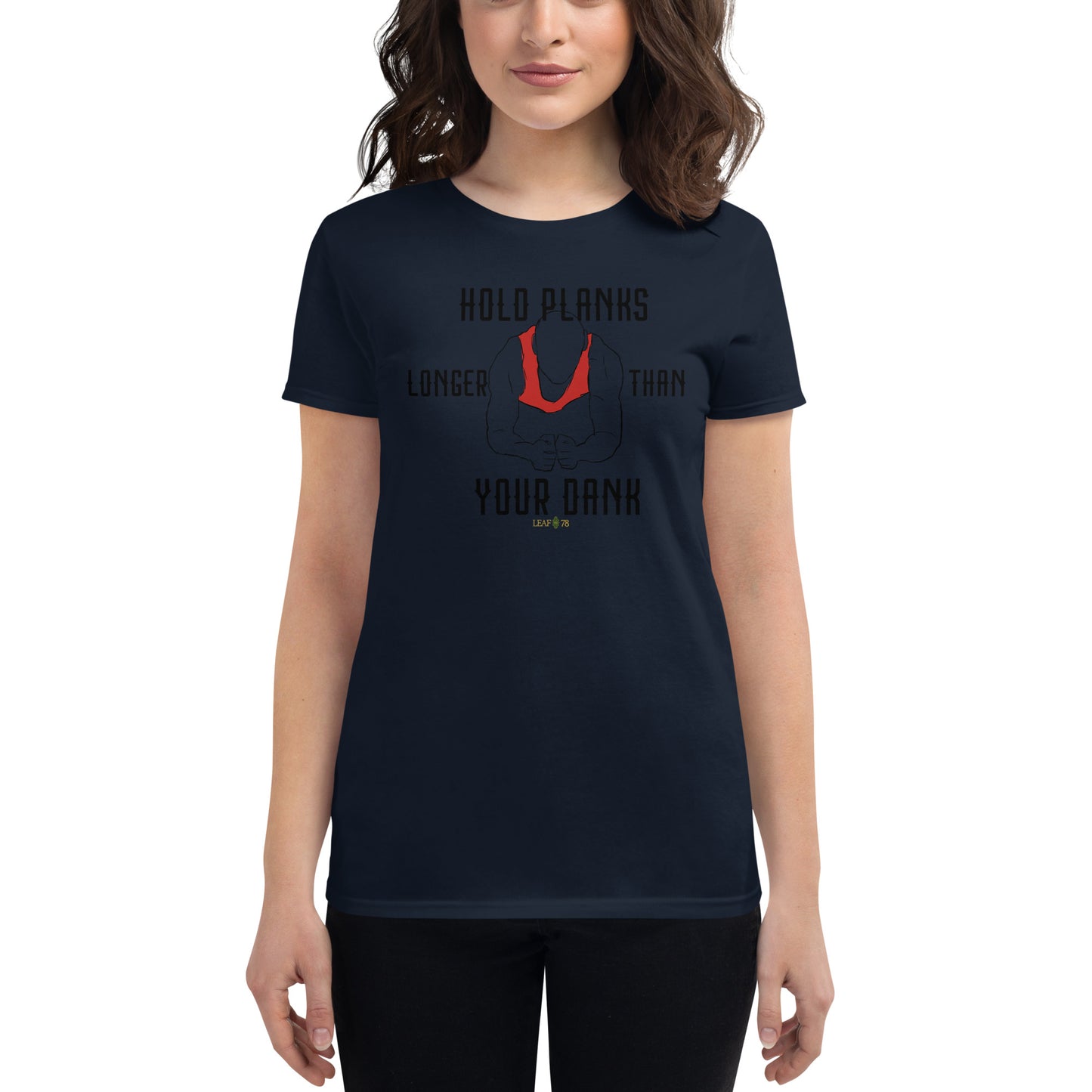 Hold Your Planks Fitted short sleeve t-shirt