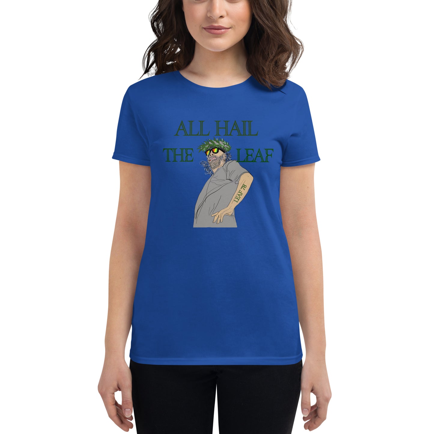 King of the Leaf Fitted short sleeve t-shirt