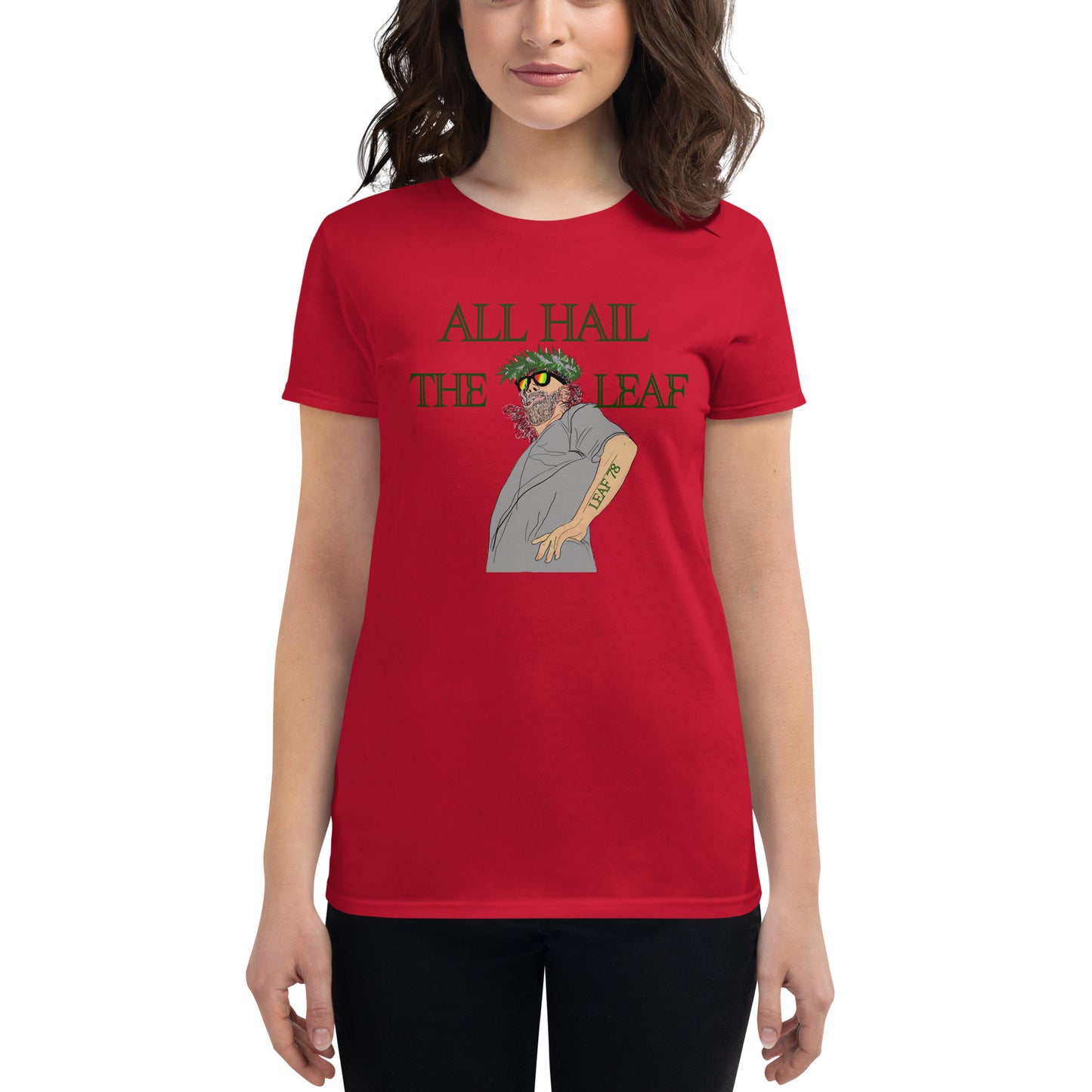 King of the Leaf Fitted short sleeve t-shirt