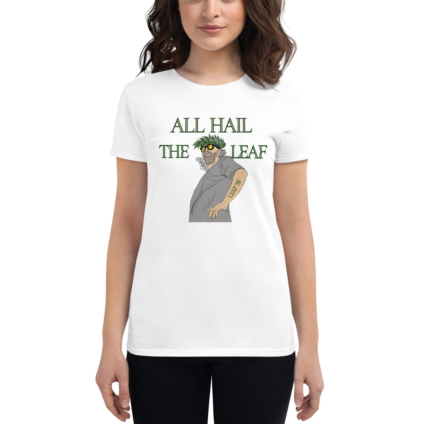 King of the Leaf Fitted short sleeve t-shirt
