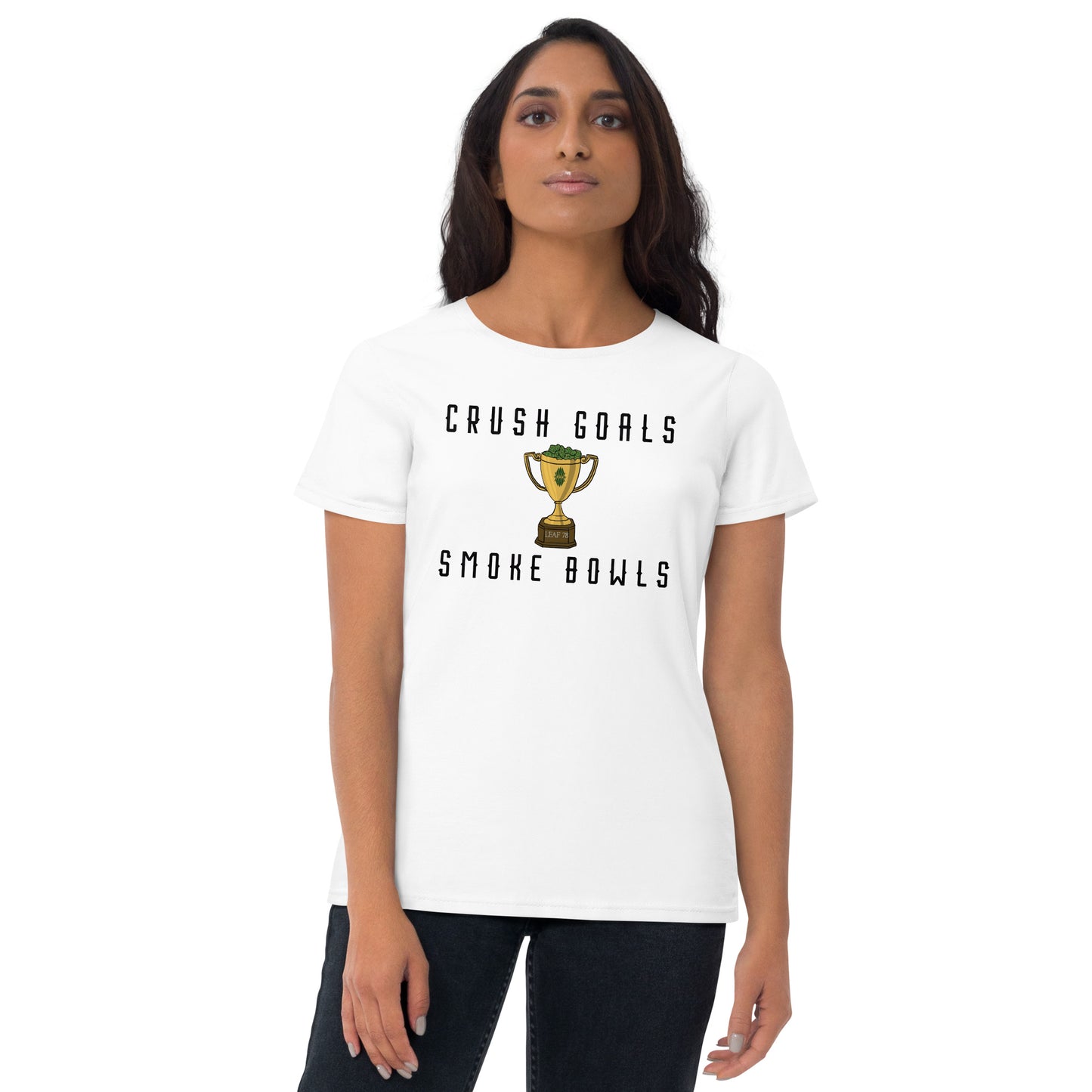 Cursh Goals Smoke Bowls Fitted short sleeve t-shirt