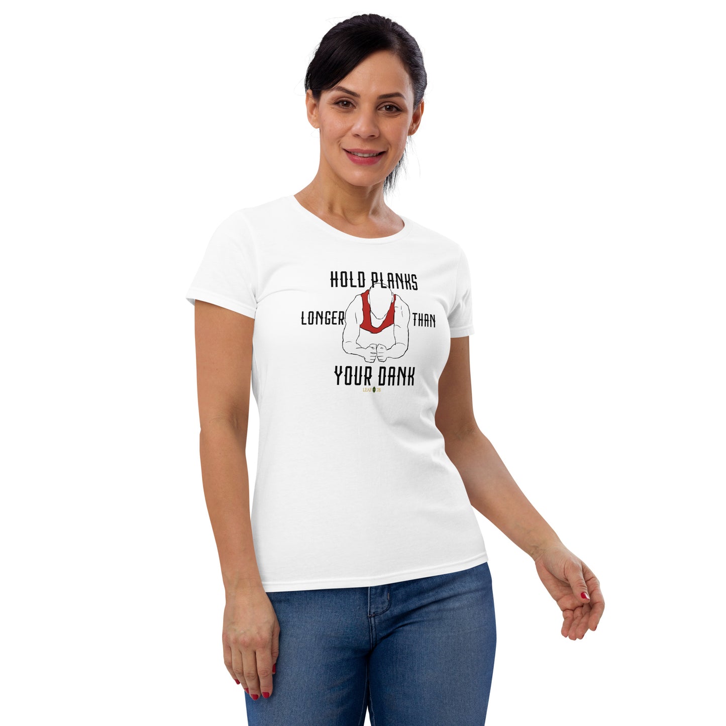 Hold Your Planks Fitted short sleeve t-shirt
