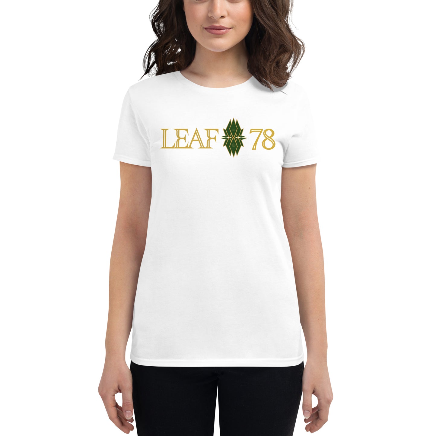Leaf 78 Logo Fitted short sleeve t-shirt