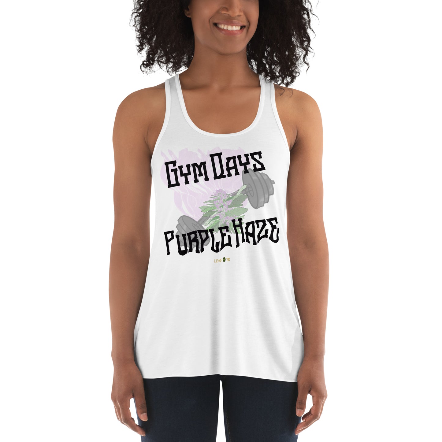 Gym Days Purple Haze Flowy Racerback Tank