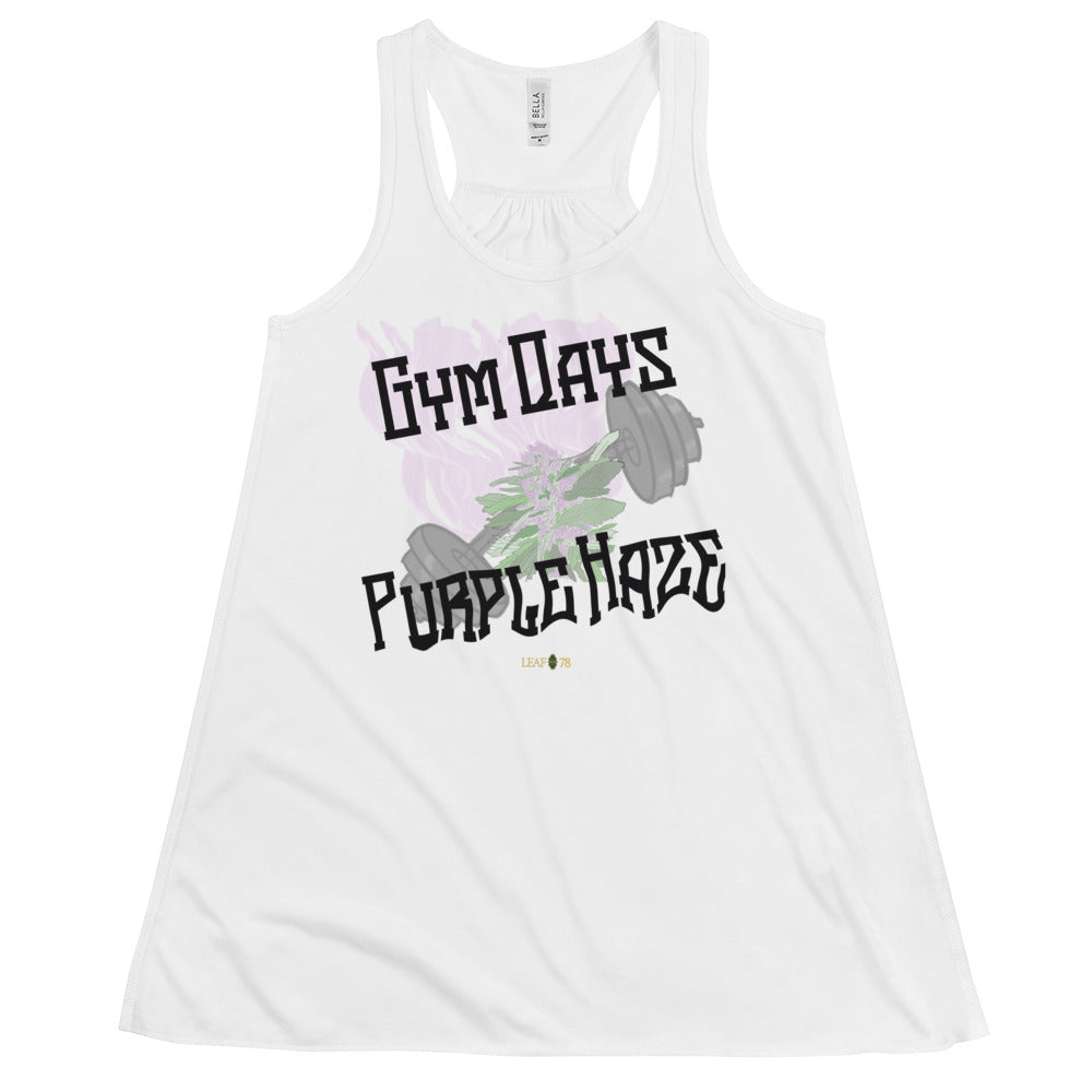 Gym Days Purple Haze Flowy Racerback Tank