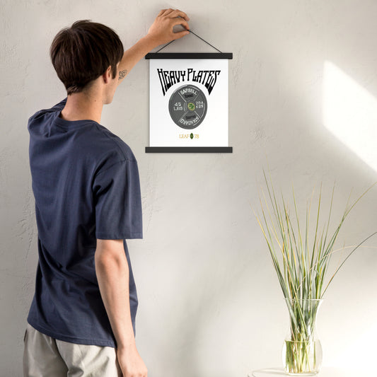 Heavy Plates Toking Eighths Poster with hangers