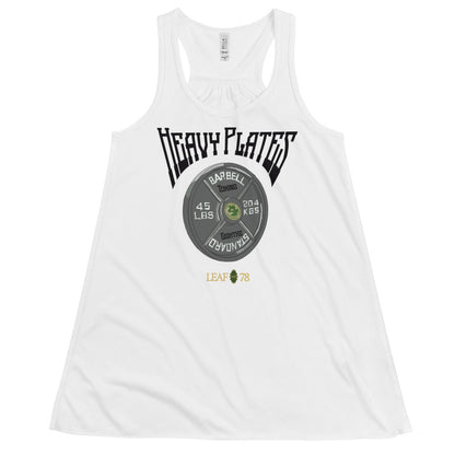 Heavy Plates Toking Eighths Flowy Racerback Tank